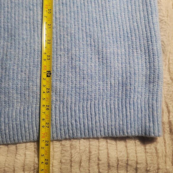 NWT Ava & Viv Women's Light Blue V-Neck Pullover Long Sleeve Sweater - Size 2X - Picture 8 of 12